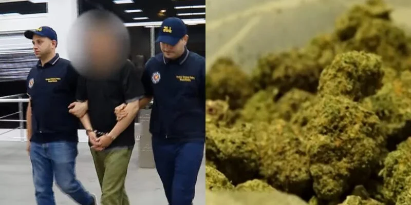 Иностранец пытался ввезти в Грузию более 19 кг марихуаны через аэропорт Тбилиси.webp